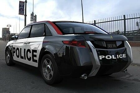 Neues High Tech Polizei Auto....