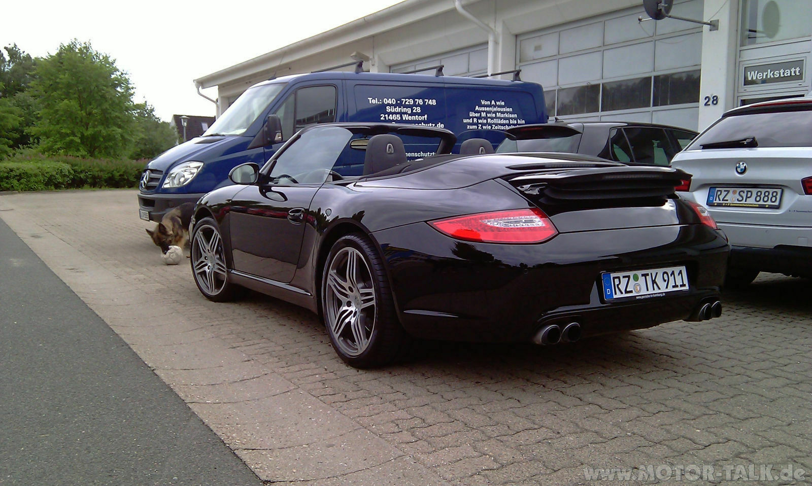 Neues Mitglied mit 911er Cabrio 997