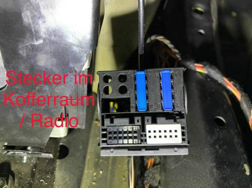 Stecker hinten