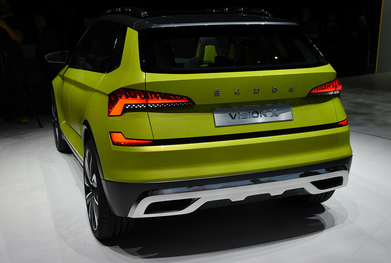 Skoda Vision X 2018: Heckansicht