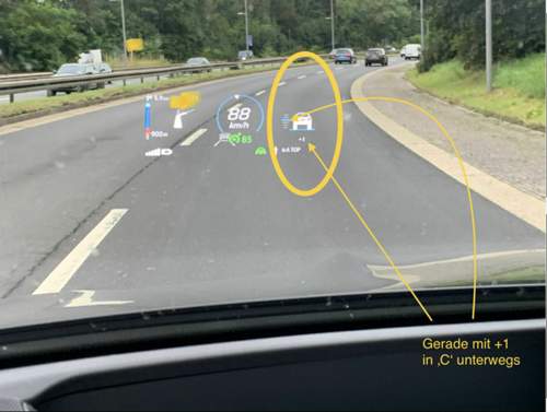HUD - Fahrzeugpositionsstufe