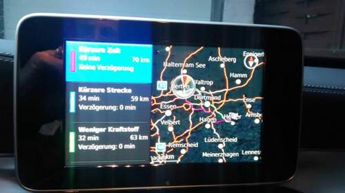 Garmin-routen
