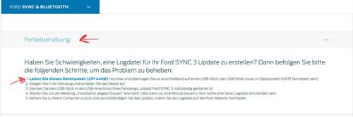 Fehlerbehebung Log Datei erzeugen