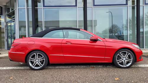 E400 Cabrio in Rot
