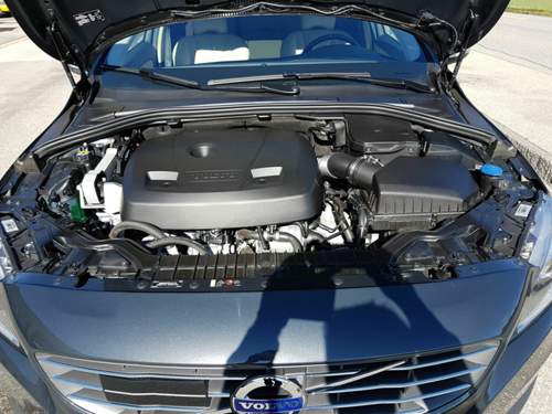 Motorraum V60 komplett