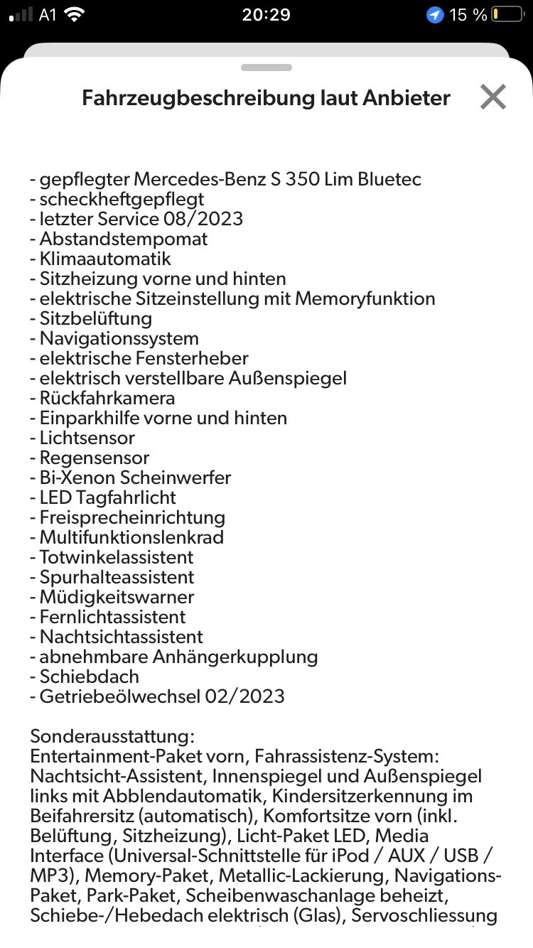Neuvorstellung W221 S350 CDI