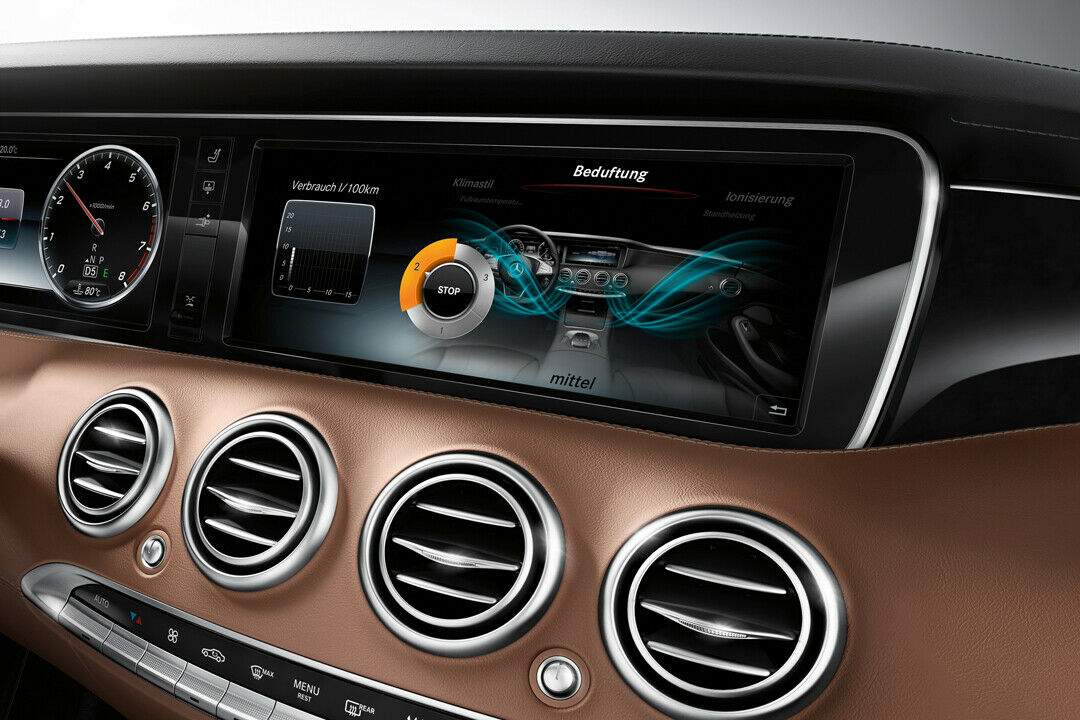 Für die Mercedes-S-Klasse sind verschiedene Duftnoten erhältlich, die sich im Innenraum verströmen lassen