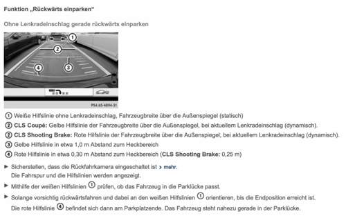 Rückwärts einparken