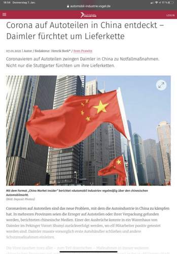 CoronaViren in China...