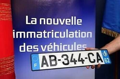 Das neue Nummernschild