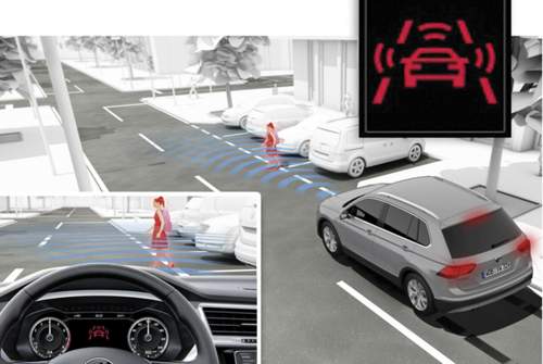 City-Notbremssystem im VW Tiguan