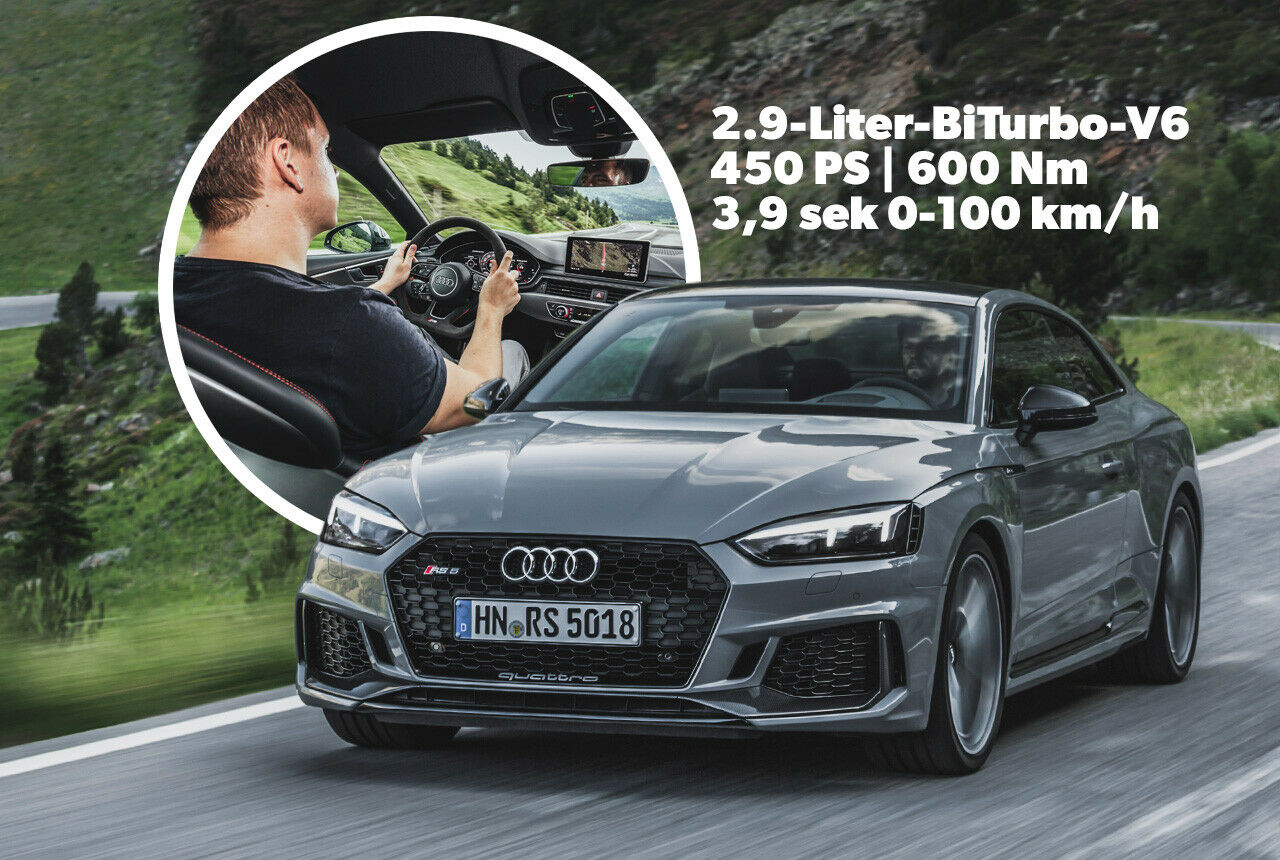 Audi RS5 (2017): Gerieten die letzten RS-Modelle von Audi ziemlich bissig, geht der RS5 den umgekehrten Weg: Schnelles Reisecoupé statt knüppelhartem Sportler