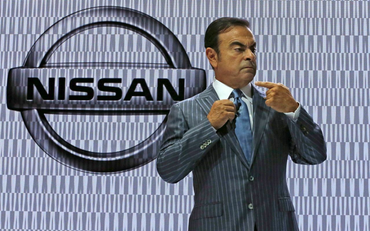 Nissan-Chef Carlos Ghosn auf der Tokio Motor Show in der vergangenen Woche