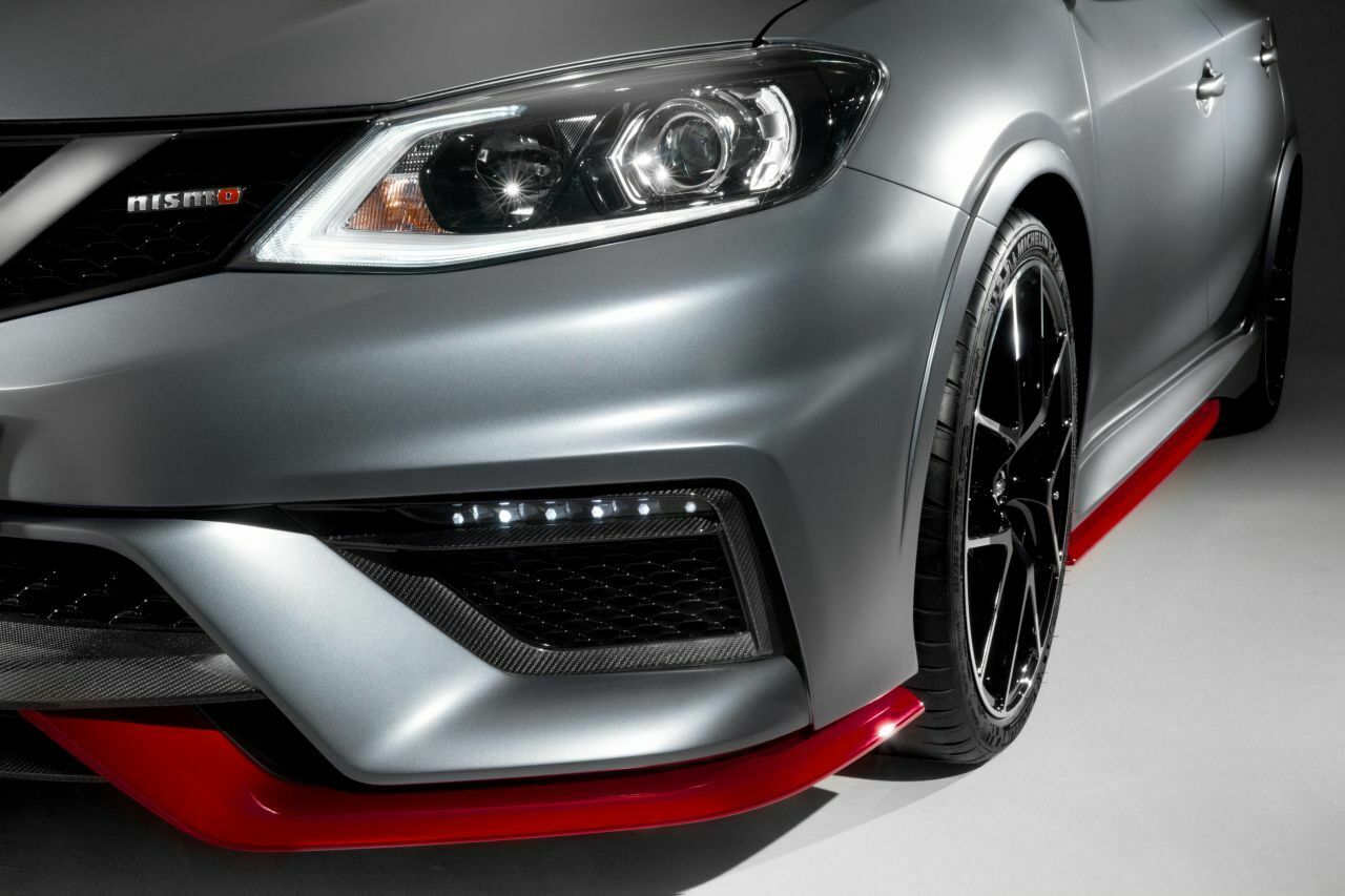 Die riesigen Lufteinlässe des Nissan Pulsar Nismo
