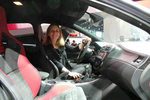 Sabine im Pulsar Nismo