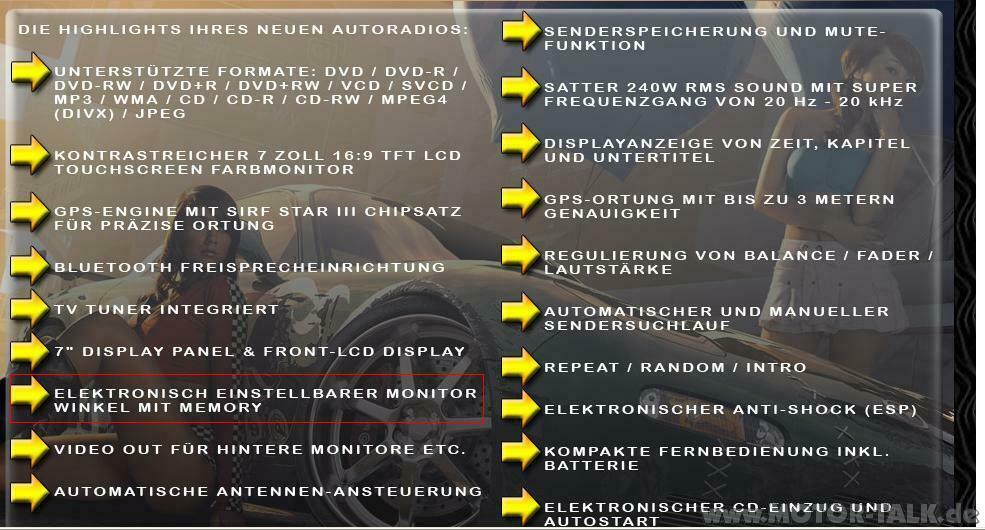 No Name 7 Zoll Radio
