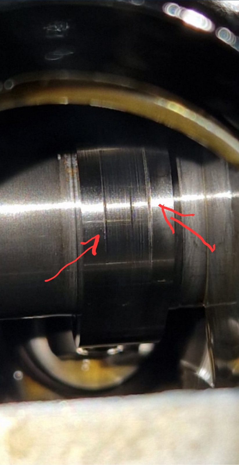 Nockenwelle Riefen A45s