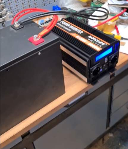 Batterieblock mit Wandler 4000W
