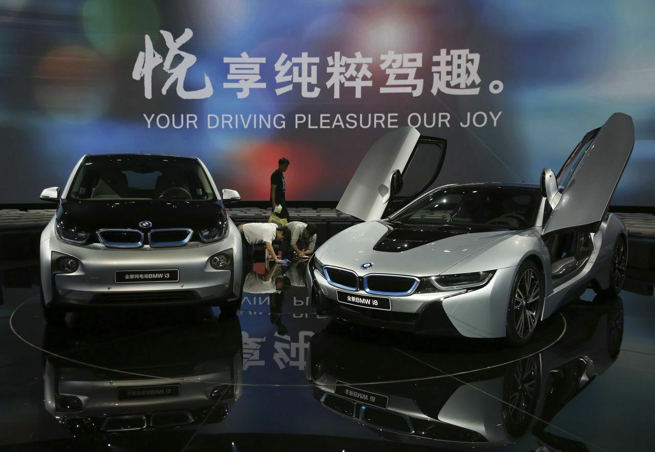 Im September starteten die BMW i-Modelle in China. Das Wachstum des größten Automarktes der Welt hat sich deutlich reduziert