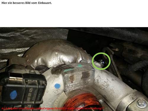 Abgasgegendrucksensor Bypasskanal