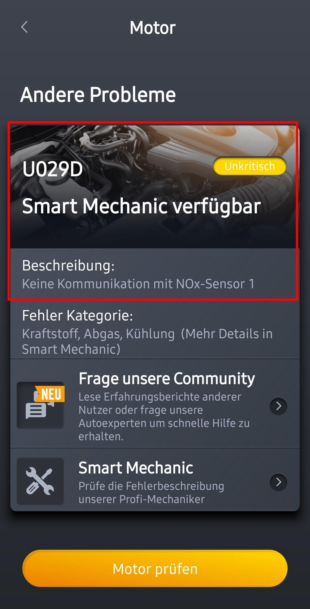 NOx Fehler oder doch DPF?