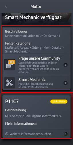 NOx 1 Komm und NOx 2 Heizung