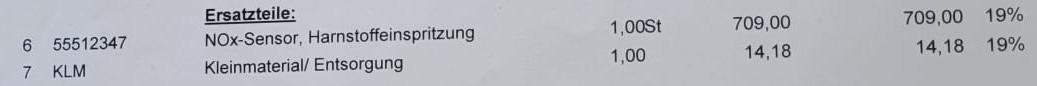 NOx Fehler oder doch DPF?
