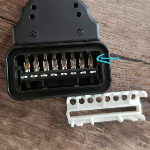 Stecker NS11A Nachbau zerlegt