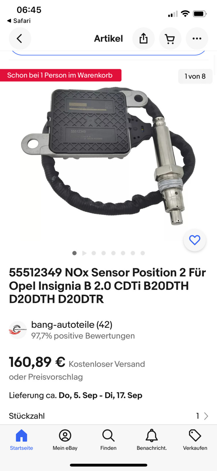 Nox Sensoren defekt