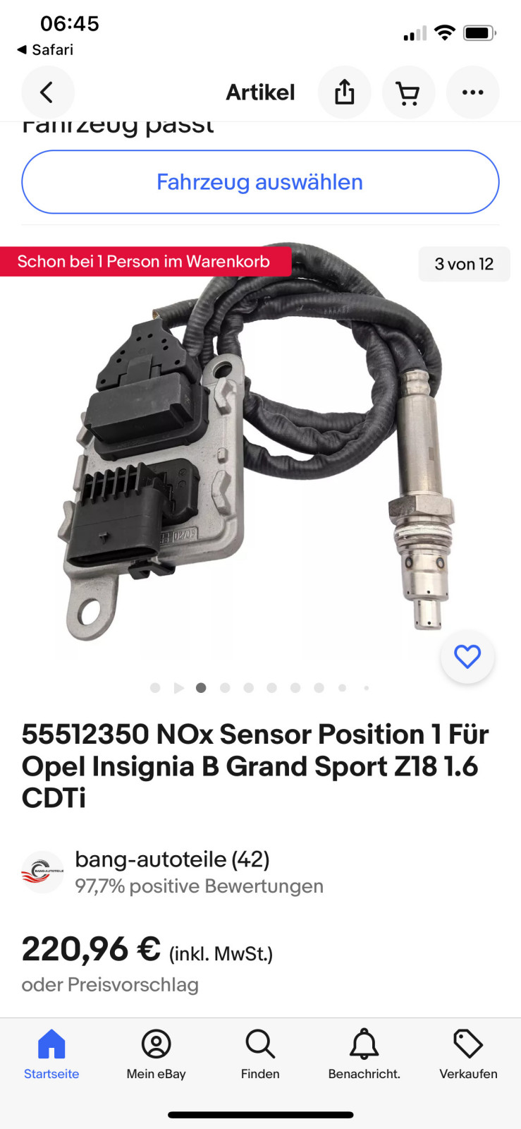 Nox Sensoren defekt