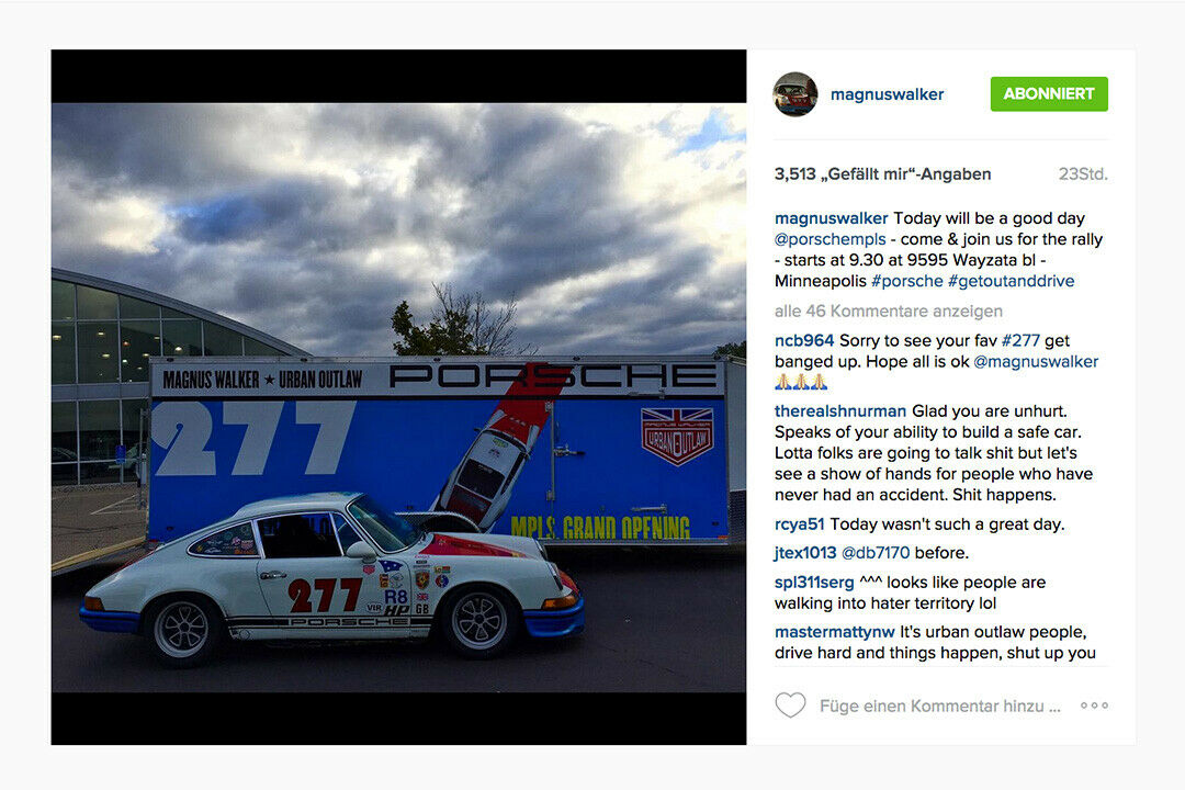 Das Auto mit der Nummer 277 hat mittlerweile Kultstatus im Netz. Viele Fans malen Bilder oder lassen andere bekannte Porsche per Photoshop im 277-Look erstrahlen