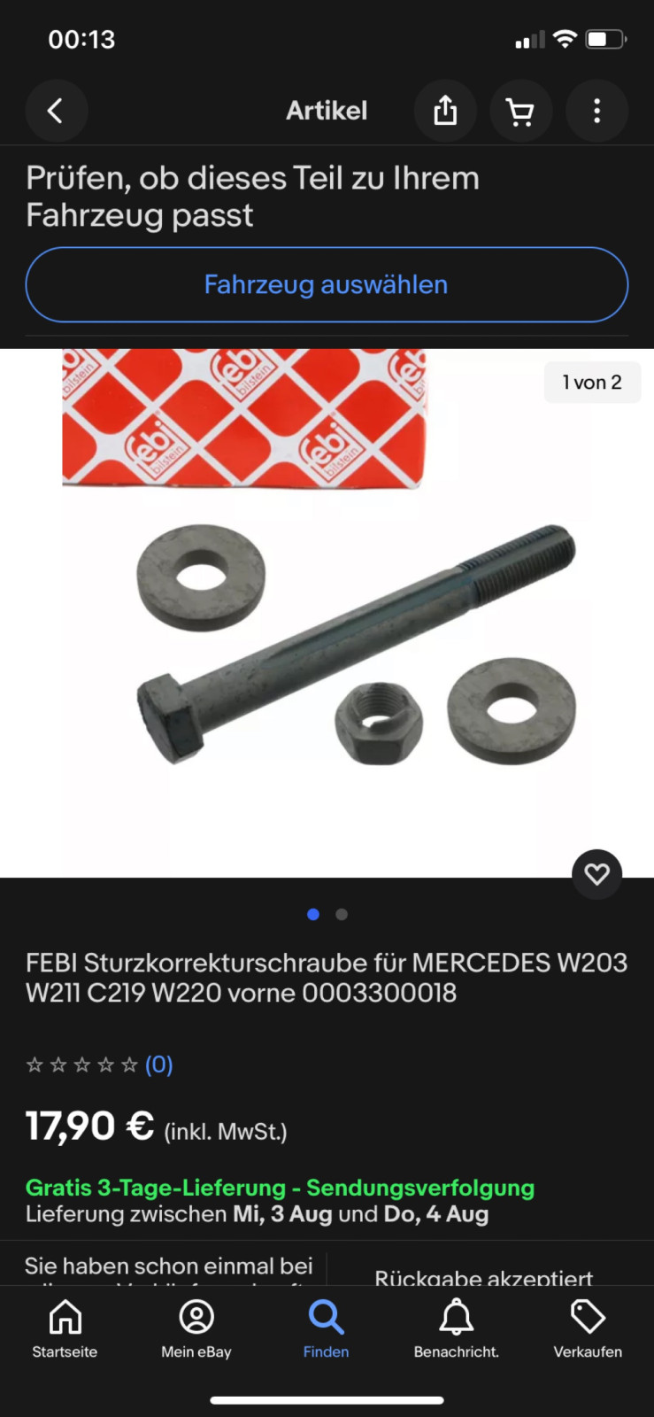 Nur 1 Reifen abgefahren und das ziemlich komisch