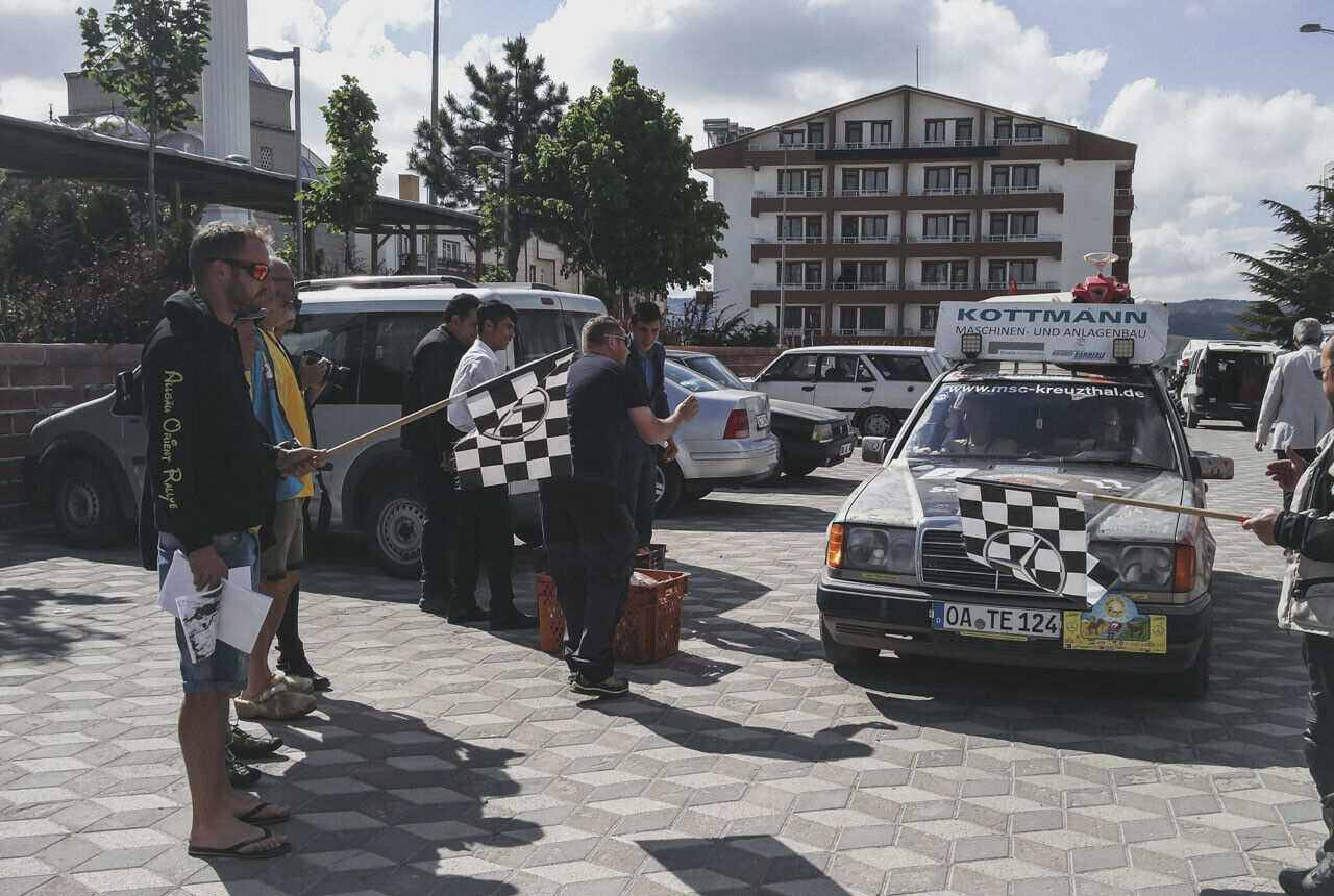 Allgäu-Orient-Rallye: Etappenziel