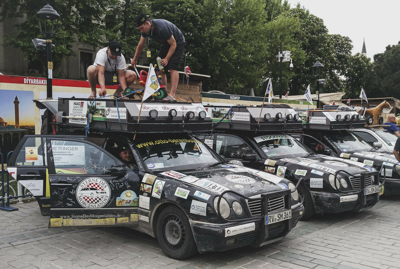 Letzte Vorbereitungen: Das Siegerteam überließ in punkto Ersatzteile wenig dem Zufall