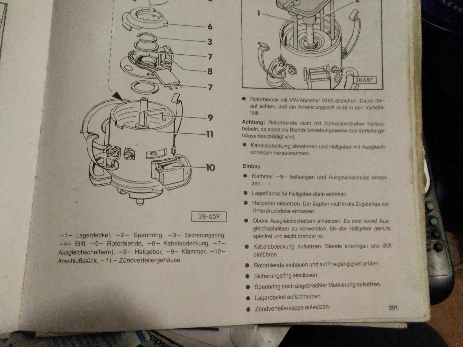 NZ Zündverteiler 030 905 205 D