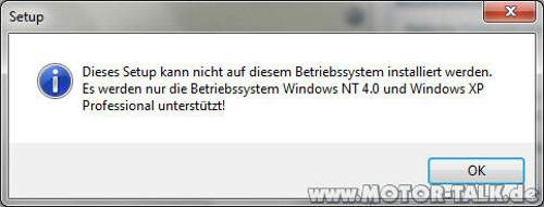 Fehlermeldung