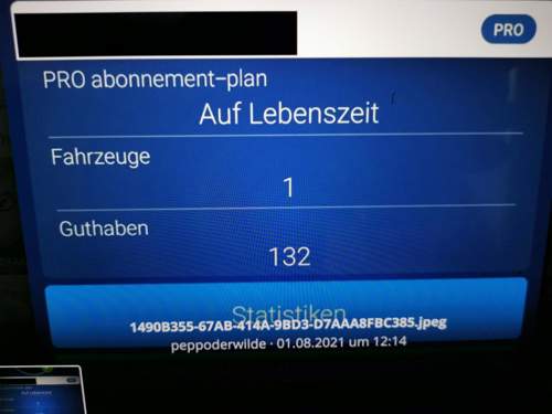 ... In der App stefht