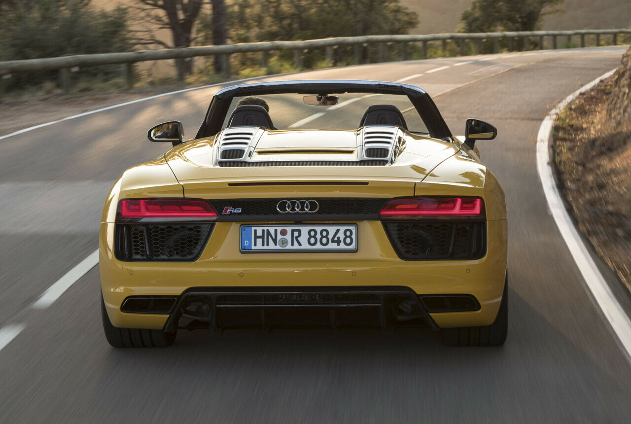 Audi R8 Spyder 2016: Heckansicht