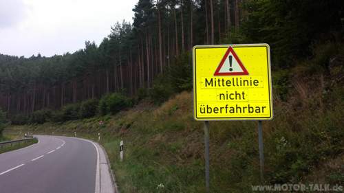 Warnschild Odenwald