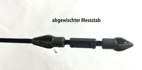 Ölmessstab abgewischt