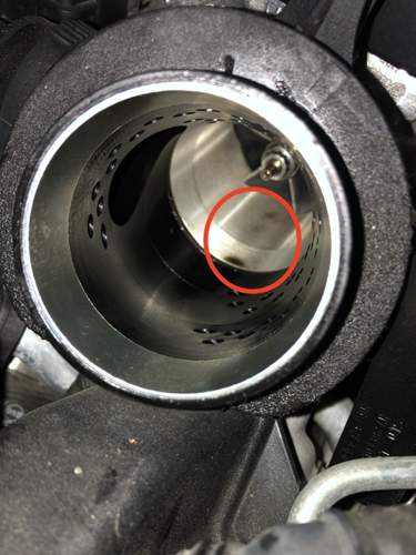 Die Öltropfen vor der Turbine