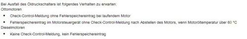 Oeldruckschalter