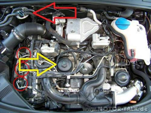A6 4F v6 tdi Kraftstoff- u. Ölfilter