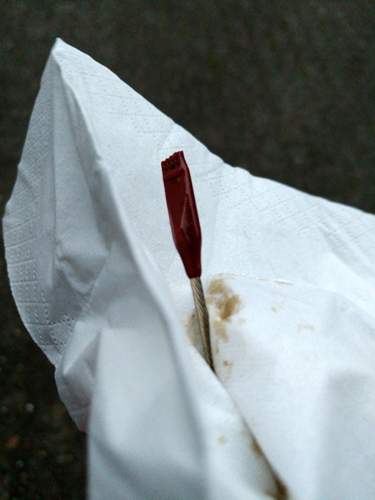 Peilstab gebrochen