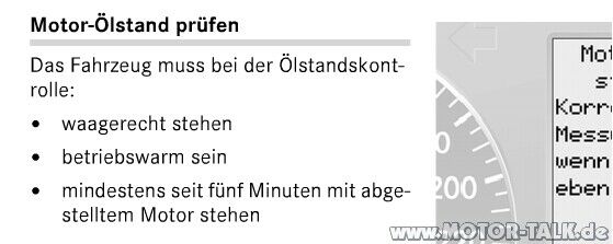 Ölstandsanzeige zeigte nix aber es fehlte 1Liter!?