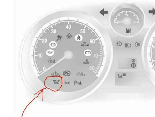 ASTRA H Warnlampe Ölstand gelb