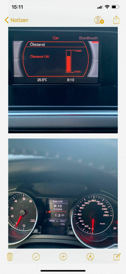 Ölverbrauch A5, 1.8 und 2.0 TFSI