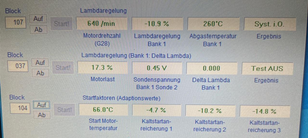 Ölverdünnung beim VW GOLF 6 1.4 TSI