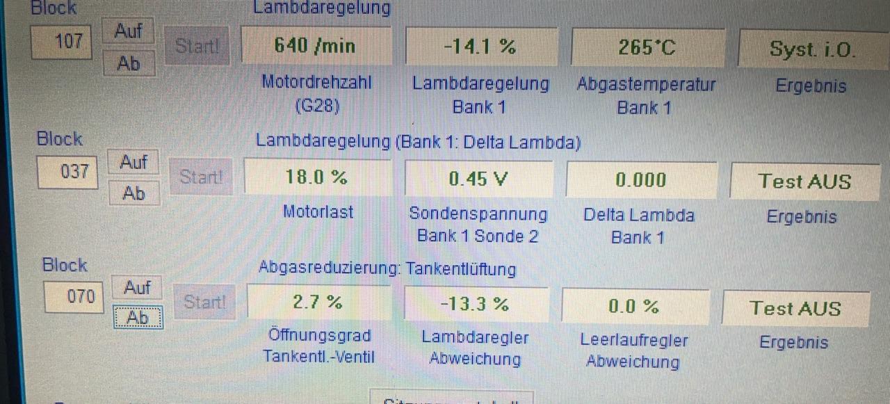 Ölverdünnung beim VW GOLF 6 1.4 TSI