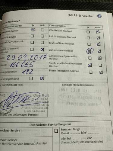 Serviceheft 2